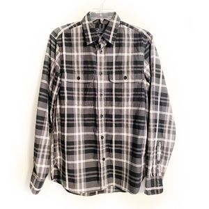 GAP Plaid Button Up Long Sleeve Shirt Size Small